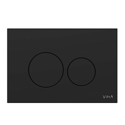 Кнопка смыва для инсталляции VitrA Origin 740-2411 матовая черная двойный смыв