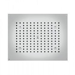 BOSSINI DREAM-RECTANGULAR Верхний душ 470 x 370 mm с 4 LED (белый), блок питания/управления, цвет: хром