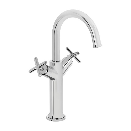 Смеситель для раковины VitrA Origin Classic A42886 двухрычажный хром латунь