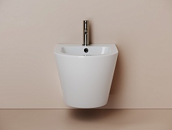 Биде подвесное Ceramicanova Alba, с крепежом для полностью скрытого монтажа, цвет белый, арт. CN11006