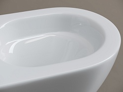 Унитаз подвесной Ceramicanova Whirl, смыв торнадо 3.0, крышка - сиденье из дюропласта с микролифтом и функцией быстрого снятия, скрытые крепления, цвет белый, арт CN11007T
