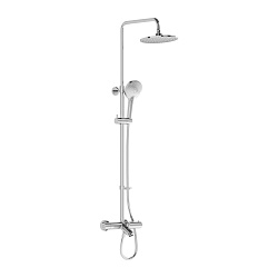 Душевая система VitrA AquaHeat A47208EXP с термостатическим смесителем и ручным душем хром латунь