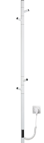 Полотенцесушитель электрический Vincea VTD-1DWE 15х140, белый, таймер,