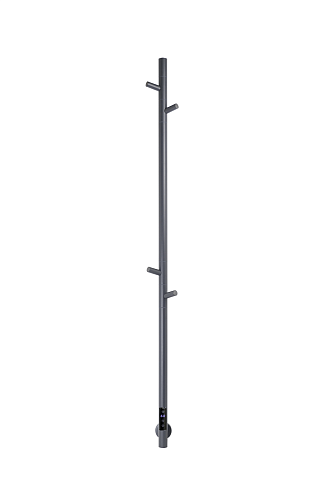 Полотенцесушитель электрический Vincea VTD-1DGE 15х140, графит, таймер,