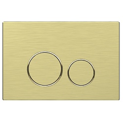 Кнопка смыва Vincea VFP-005BG, цвет брашированное золото,