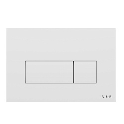 Кнопка смыва для инсталляции VitrA Root Square 740-2300 глянцевая белая двойный смыв