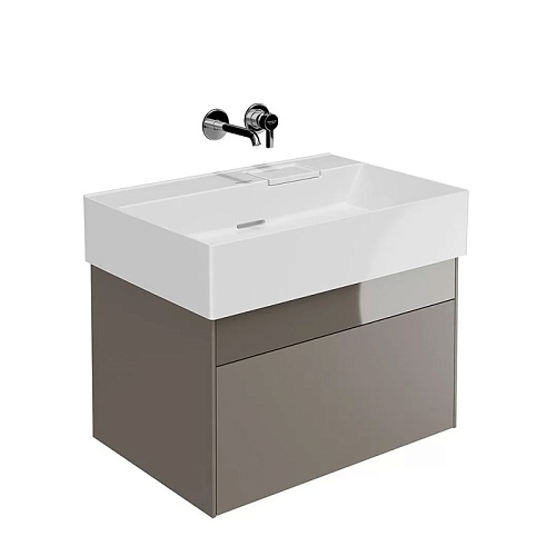 Kerama Marazzi Тумба LOGICA подвесная 2 ящика 70 см, песчаный