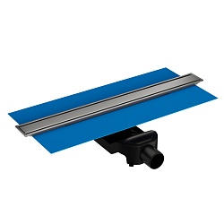 Душевой трап VitrA Eco-Flow 59980478000 50 x 6 см горизонтальный с мокрым затвором матовый хром