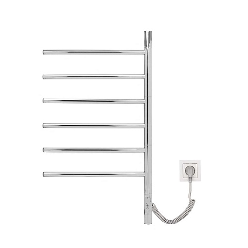 Полотенцесушитель электрический Vincea VTD-1S2CE 43х80, хром, таймер,