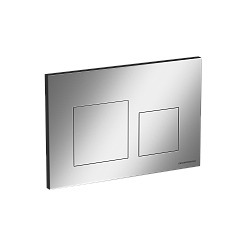 Кнопка смыва Balance, клавиши Square, цвет хром матовый, арт. CN12-002M