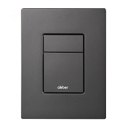 Кнопка смыва ABBER AC0123NG пневматическая, никель
