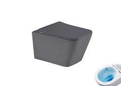 Унитаз подвесной Tornado Gid Tr2143TF-Dgm 62304Y серый матовый 49x34x36