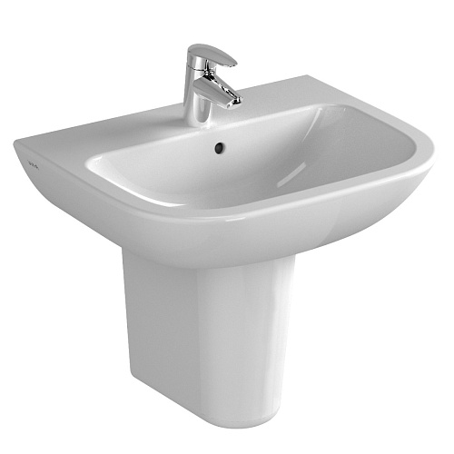 Раковина накладная VitrA S20 5502B003-0001 55 x 44 см белая антибактериальное покрытие Hygiene