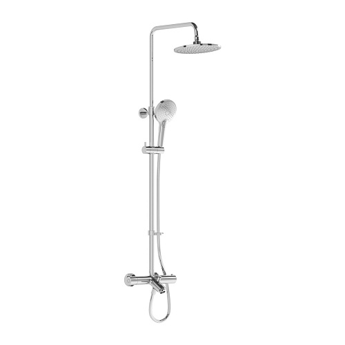 Душевая система VitrA AquaHeat A47208EXP с термостатическим смесителем и ручным душем хром латунь