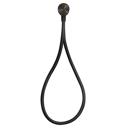 Gessi Hi-Fi Душевой магнитные комплект, состоящий из вывода воды, держателя, Darkflex шланга 1,50 м и лейки, цвет: Aged Bronze