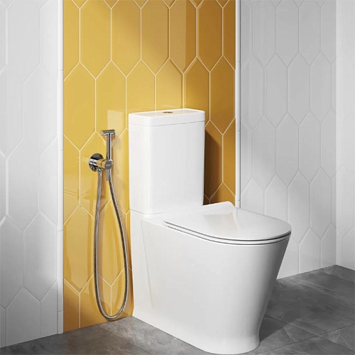 Kerama Marazzi Бачок для унитаза PLAZA Modern, белый глянцевый