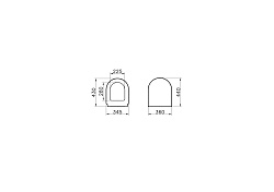 Сиденье для унитаза VitrA Zentrum 94-003-009 круглое белое дюропласт с микролифтом