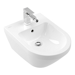 Villeroy&Boch Architectura Биде подвесное 370*530*270, с 1 отв. под смеситель, цвет альпийский белый