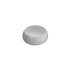 GLOBO TE035BI Раковина для установки на столешницу T-EDGE, размер ? 35 см, цвет bi (Bianco)