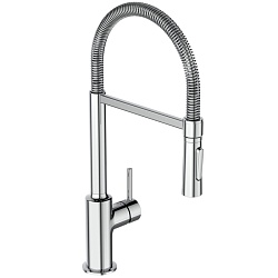 Ideal Standard Ceralook Смеситель для кухни высокий 360, с поворотным изливом, 2 типа струи - переключение кнопка, цвет: хром