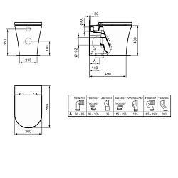 Ideal Standard La Dolce Vita Сиденье для унитаза, с микролифтом, быстосъемное, для E263601 , цвет: белый глянец