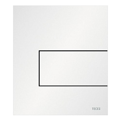 Tece панель смыва TECEsquare с картриджем для писсуара, металл, цвет белый матовый