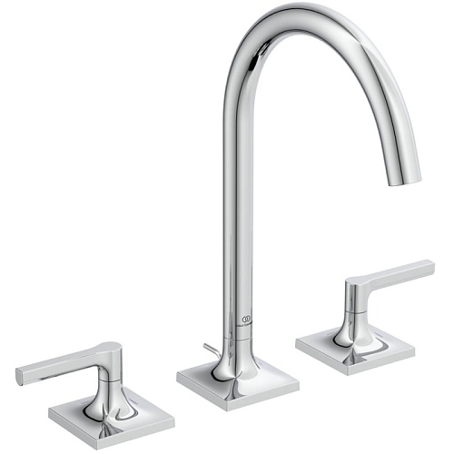 Ideal Standard Joy Neo Смеситель для раковины, на 3 отв, с донным клапаном, цвет: хром