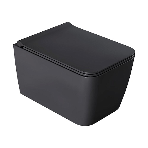 Zen подвесной унитаз с крышкой ANTHRACITE