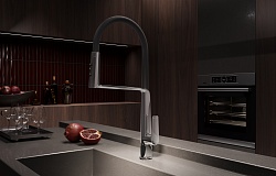 Смеситель для кухни Vincea VKF-118CH, хром,