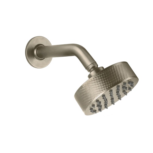 GESSI INCISO Душевая головка настенная, шарнирная на 1/2&rdquo;,  &Oslash;200мм, цвет: finox