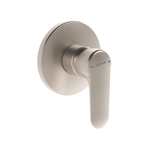 Встраиваемый смеситель для ванны VitrA Root Round A4272834EXP брашированный никель
