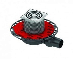 Tece Basic Tece Drainpoint S110, трап низкий горизонтальный