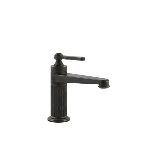 GESSI VENTI20 Смеситель для раковины на 1 отверстие, однорычажный, без донного клапана, цвет Aged Bronze