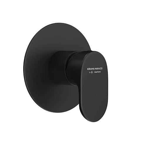 Kerama Marazzi Встроенный однорычажный смеситель OLE  для душа на 1 источник, цвет черный матовый