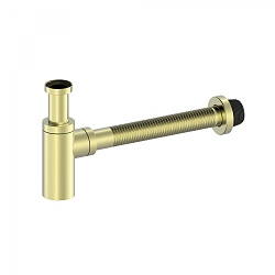 Сифон для раковины WONZON & WOGHAND, Брашированное золото (WW-88SS101-BG)