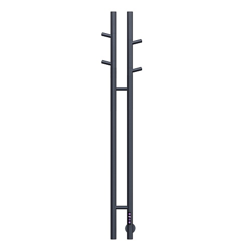 Полотенцесушитель электрический Vincea VTD-1D2GE 25х130, графит, таймер,