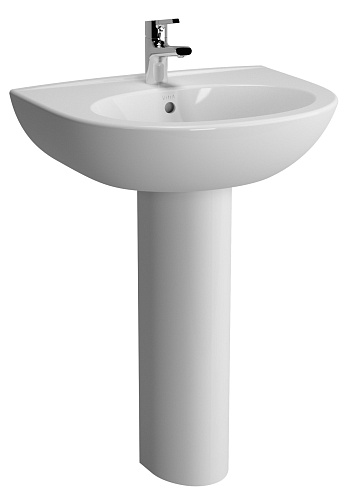 Раковина накладная VitrA Zentrum 5786B003-0001 60 x 47 белая антибактериальное покрытие Hygiene