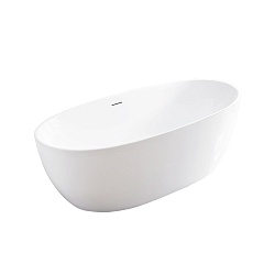 Ванна акриловая Vincea VBT-405-1600, 1600*780*580, цвет белый, щелевой перелив,