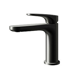 Cмеситель для раковины KNOTLOR KN-80/GM, вороненая сталь