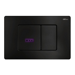Кнопка смыва сенсорная ABBER AC0122SMB черная матовая