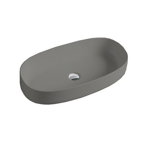 Artceram COGNAC Раковина настольная 68x35 см, цвет grigio oliva/покрытие Saniglaze
