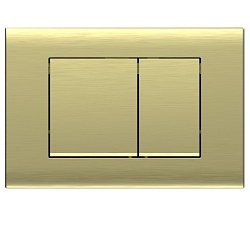 Кнопка смыва Vincea VFP-001BG, цвет брашированное золото,