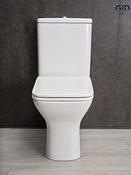Унитаз напольный Gid Tn2125 62245Y белый 64.5x37x83